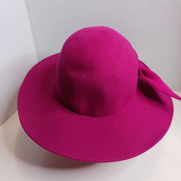 Vintage Women's Pink 100% Wool Hat - Picture 12 of 13
